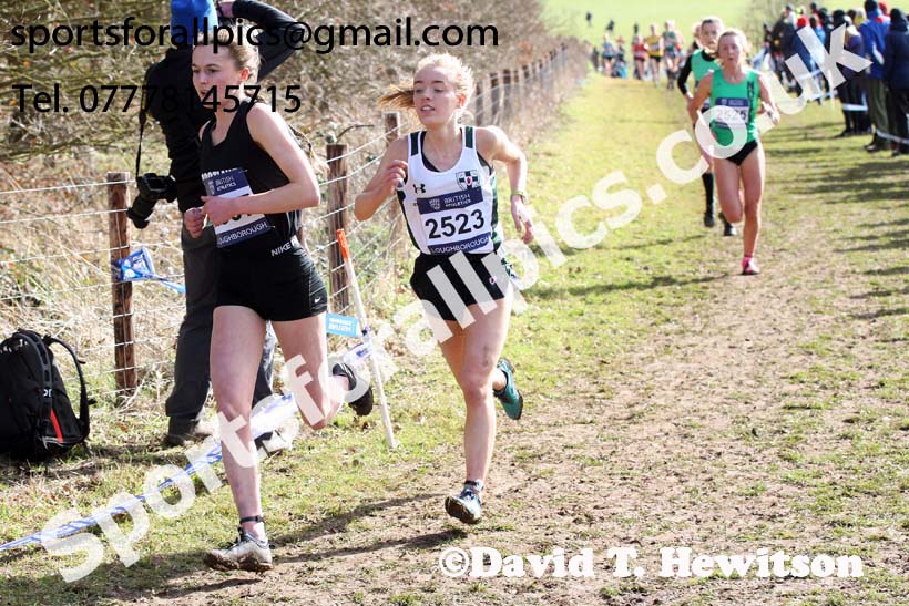 Womens under-20s 2019 British Athletics Inter Counties Cross Country, Prestwood Hall, Loughborough. Photo:  David T. Hewitson/Sports for All Pics